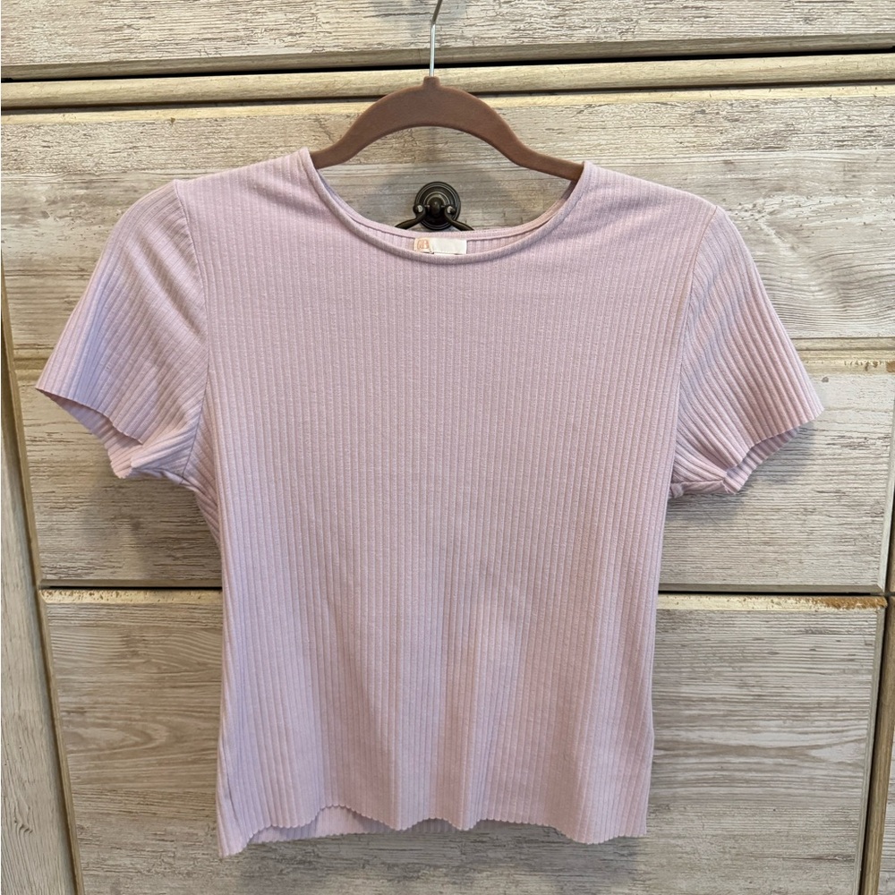 GB Lavender Ribbed Women's Top